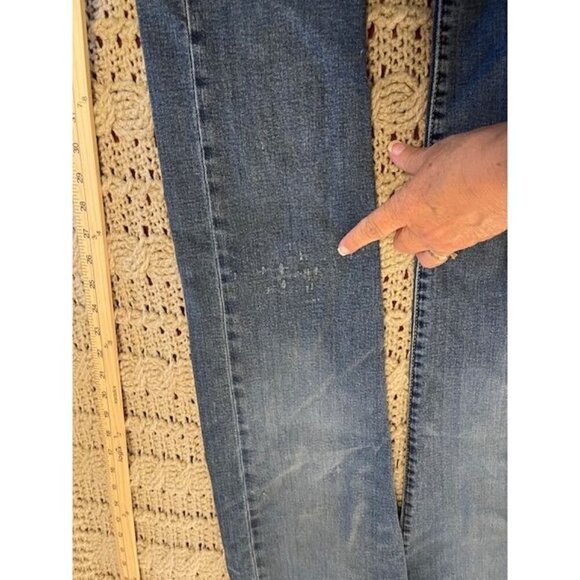 Levi's 501 Slim Fit Jeans W32 L34‎ Button Fly Medium Wash Denim Men's - Picture 16 of 16